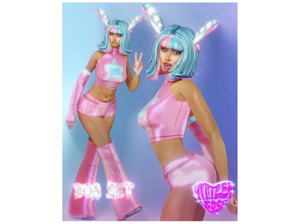 Alpha BOA Set by vittleruniverse - The Sims 4 Custom Content
