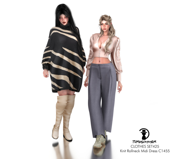 Alpha CLOTHES SET425 by daphsmods - The Sims 4 Custom Content