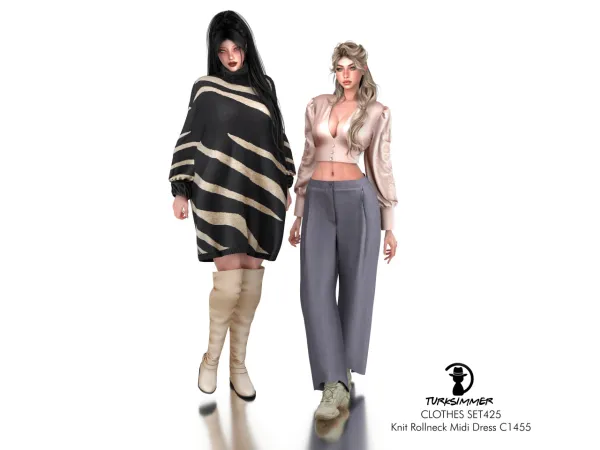 Alpha CLOTHES SET425 by daphsmods - The Sims 4 Custom Content