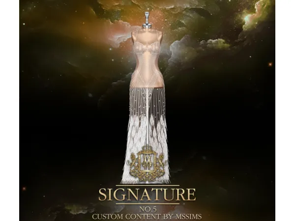 Alpha SIGNATURE NO5 by Mssims4 - The Sims 4 Custom Content