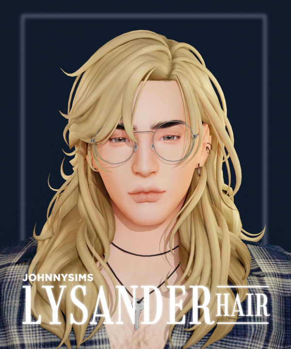 Maxis Match Lysander Hair by simsfinds - The Sims 4 Custom Content