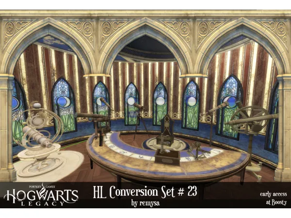 Maxis Match HOGWARTS LEGACY CONVERSION UPDATED 21 30 by remysa - The Sims 4 Custom Content