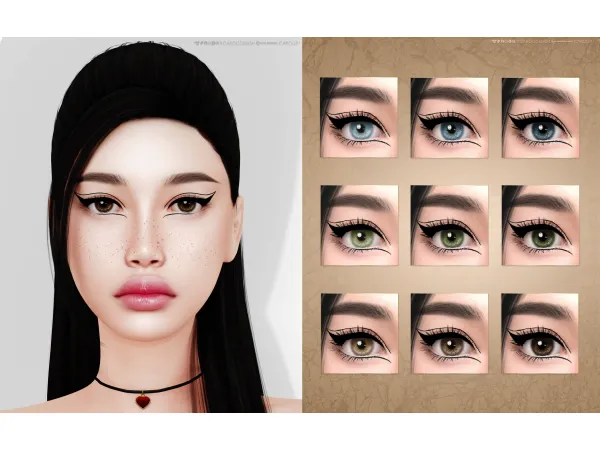 Alpha Eyes 97 default HQ by CarollDesign - The Sims 4 Custom Content