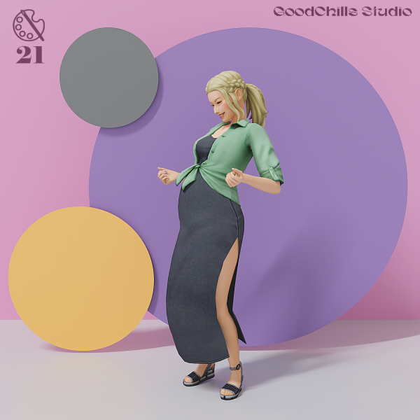 Maxis Match Maxis Match GCS September's 2024 by goodchillsstudio - The Sims 4 Custom Content