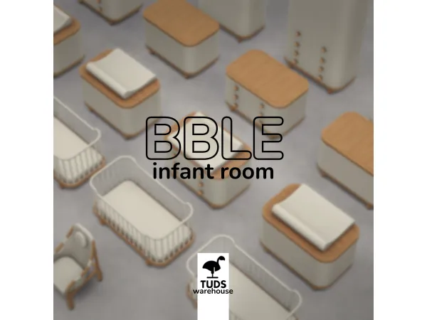 Maxis Match BBLE Infant Room by TudTuds - The Sims 4 Custom Content