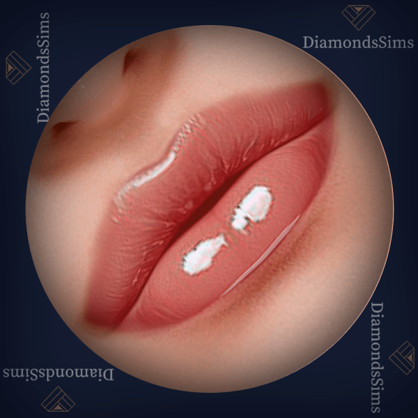 Alpha LipLuxe lipstick 34 by simsfinds - The Sims 4 Custom Content
