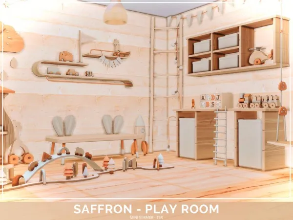 Maxis Match Saffron Play room by Mini_Simmer - The Sims 4 Custom Content
