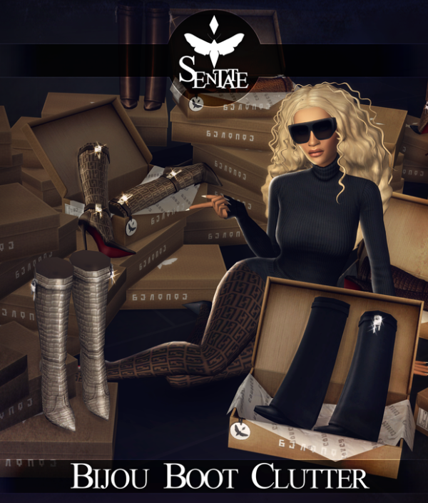 Maxis Match October Break Bijou Boot Clutter by simsfinds - The Sims 4 Custom Content