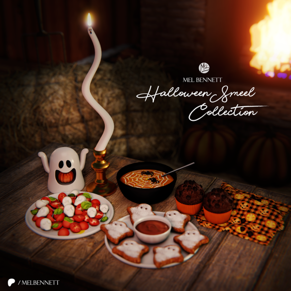 Mix Halloween Smell Collection by melbennett - The Sims 4 Custom Content