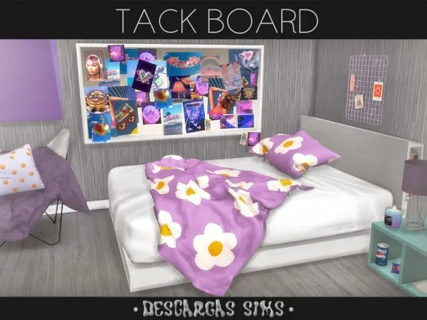 Alpha Tack Board - The Sims 4 Custom Content