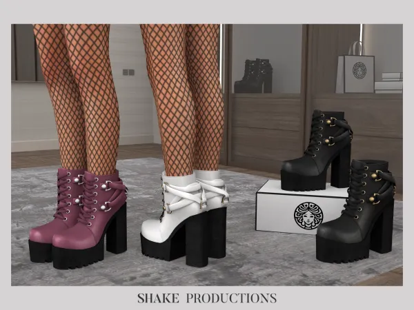 Alpha Kay High Heel Boots - The Sims 4 Custom Content
