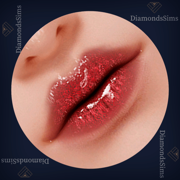 Alpha Mirror lipgloss 22 by simsfinds - The Sims 4 Custom Content