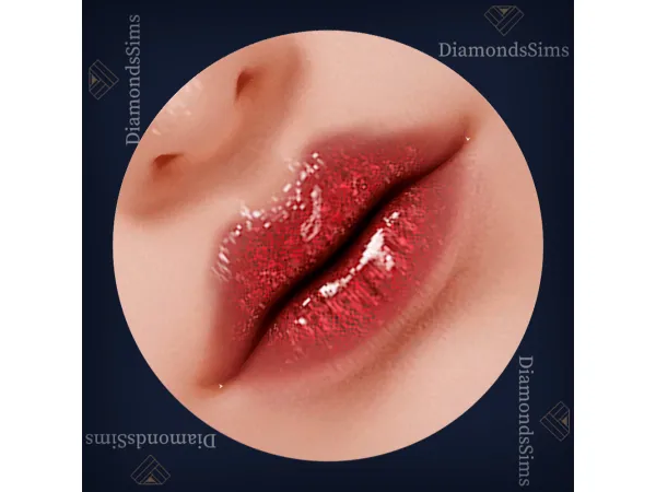Alpha Mirror lipgloss 22 by diamondssims - The Sims 4 Custom Content