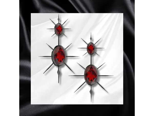 Maxis Match Evil Queen Earrings by GlitterberrySims - The Sims 4 Custom Content
