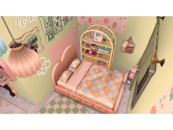 Maxis Match Pastel Pop Teen Room by Baelaisa - The Sims 4 Custom Content