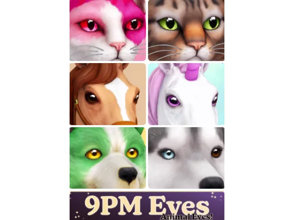 Maxis Match 9PM eyes by ancenth - The Sims 4 Custom Content