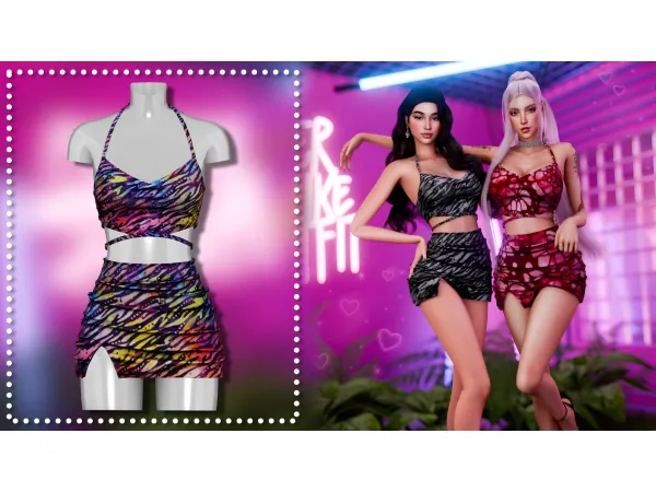 Alpha Chloe Outfit by WisteriaSims - The Sims 4 Custom Content