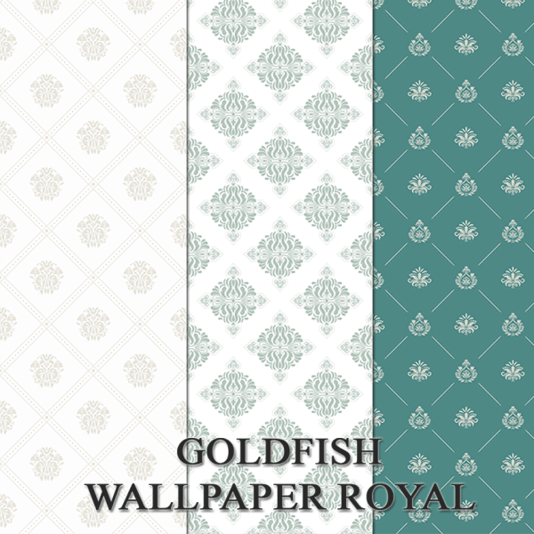 Alpha GoldFish Wallpaper Royal by simsfinds - The Sims 4 Custom Content