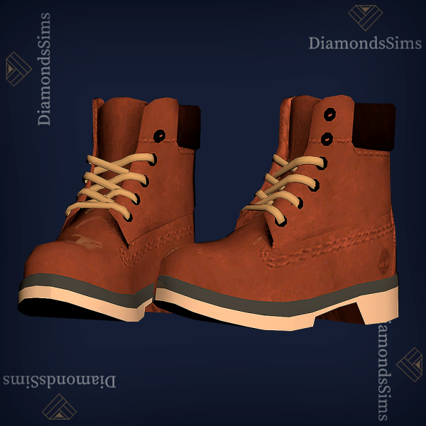 Maxis Match Boots 59 by simsfinds - The Sims 4 Custom Content