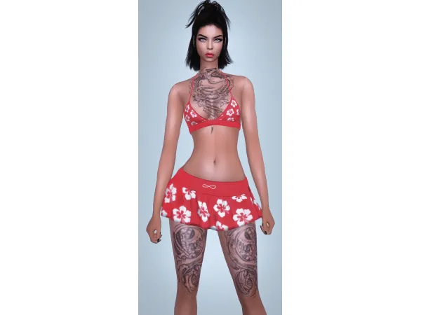 Mix Legs Torso Elven Adventures Tattoos by JenniAnneJane - The Sims 4 Custom Content