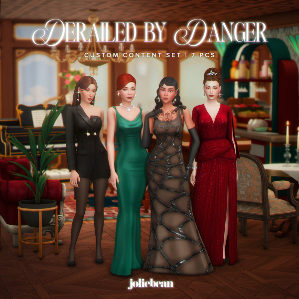 Maxis Match Derailed by simsfinds - The Sims 4 Custom Content