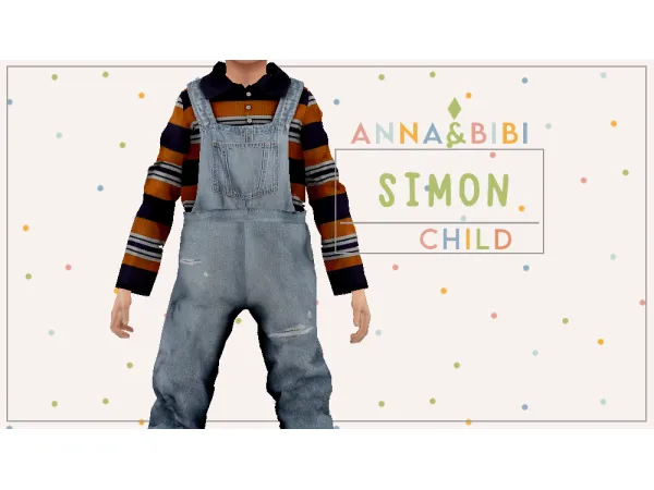 Alpha Simon_CHILD AnnaBibi - The Sims 4 Custom Content