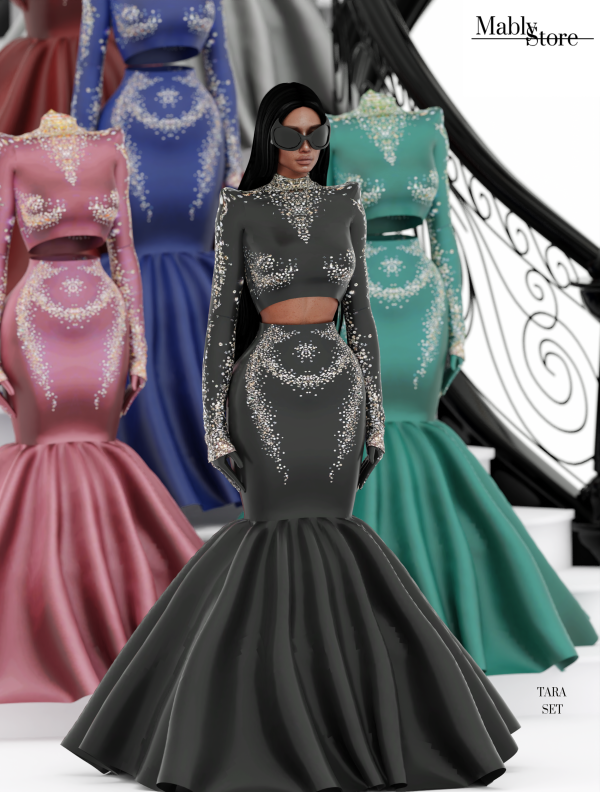 Alpha TARA SET by simsfinds - The Sims 4 Custom Content