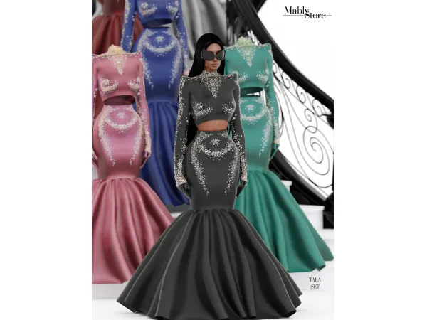 Alpha TARA SET by Mably Store - The Sims 4 Custom Content