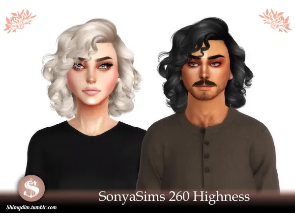 Alpha SonyaSims 260 Highness Retexture - The Sims 4 Custom Content