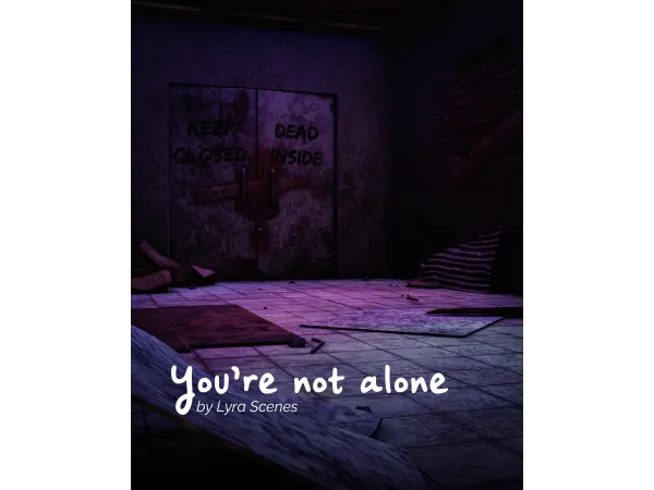 Alpha You're not alone Free Scene - The Sims 4 Custom Content