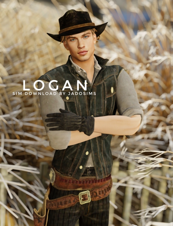 Alpha Logan (Sim Download) by shopwithflynnn - The Sims 4 Custom Content