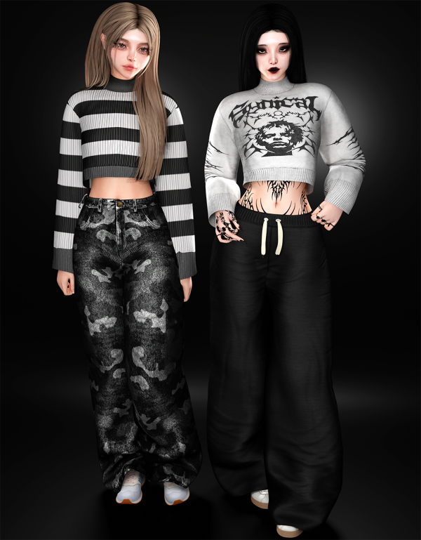 Alpha sʏɴɪᴄᴀʟ ʜᴏᴏᴅɪᴇ ᴄʀᴏᴘᴘᴇᴅ by whimp - The Sims 4 Custom Content