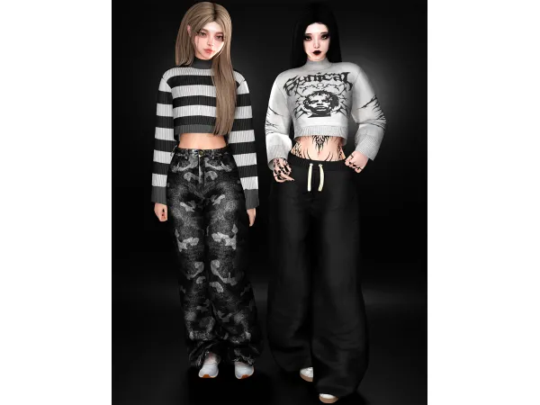 Alpha sʏɴɪᴄᴀʟ ʜᴏᴏᴅɪᴇ ᴄʀᴏᴘᴘᴇᴅ - The Sims 4 Custom Content