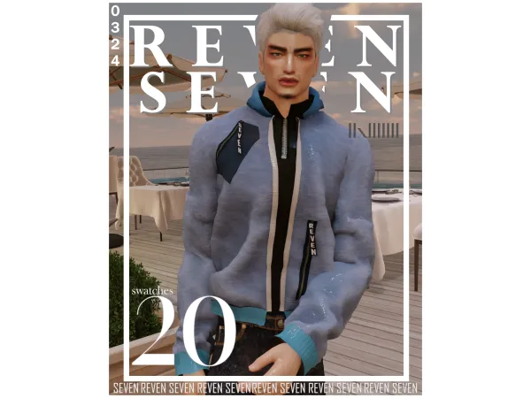 Alpha Dri Fit Long sleeves Hooded Workout Jacket by rvn2seven - The Sims 4 Custom Content