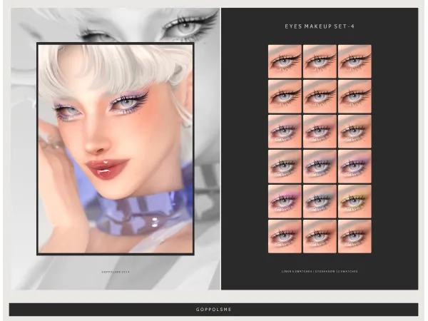 GPME-GOLD EYES MAKEUP SET 4 by GoppolsMe