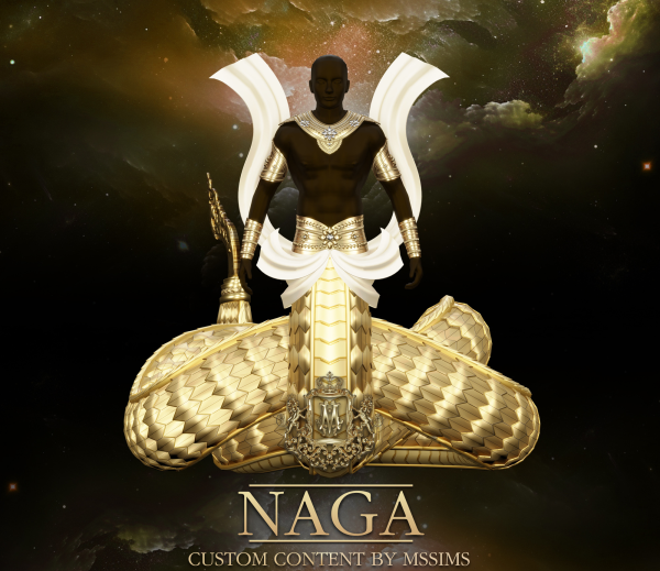 Alpha NAGA MALE COSTUME by simsfinds - The Sims 4 Custom Content