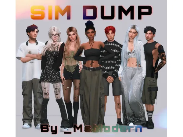 700 PATREON MEMBERS - 7 SIMS SIM DUMP!! by MsModern
