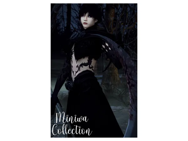 Maxis Match REAPER OUTFIT by Tsumiki Miniwa - The Sims 4 Custom Content