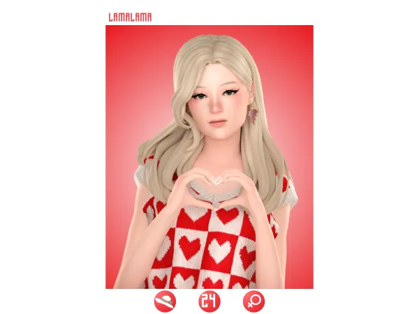 Maxis Match Hair Anima - The Sims 4 Custom Content