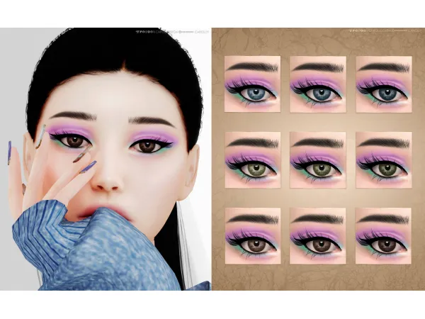 Alpha Eyes 100 default HQ by CarollDesign - The Sims 4 Custom Content