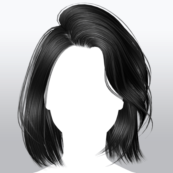 Alpha SSalon Female Hairstyle B150 by simsfinds - The Sims 4 Custom Content