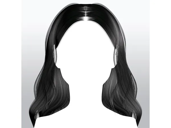 Alpha Salon Female Hairstyle BA149 - The Sims 4 Custom Content