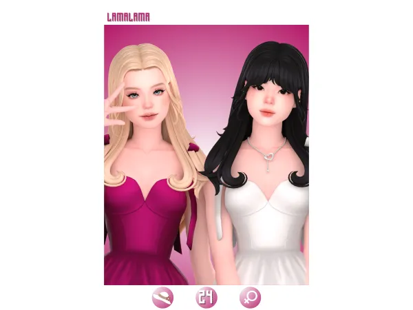 Maxis Match Hair Brynn - The Sims 4 Custom Content