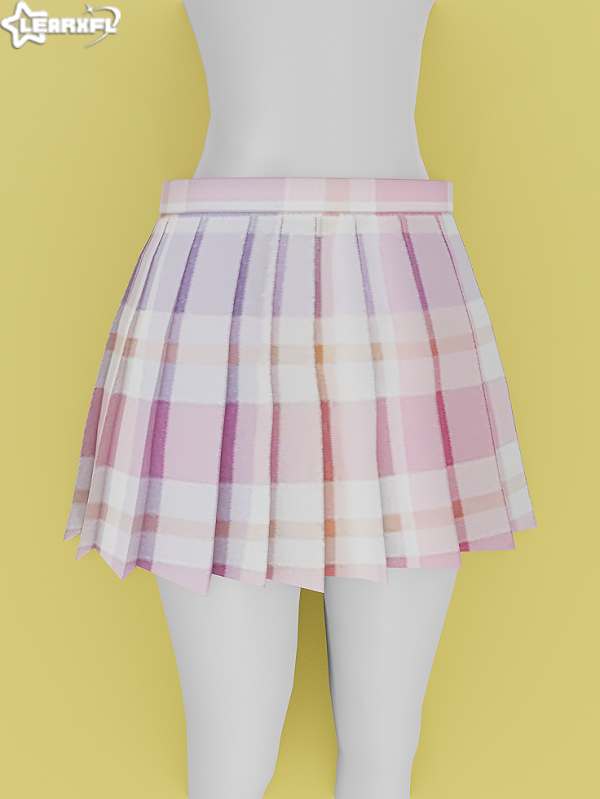 Mix Sweet Spring Pleated Skirt by simsfinds - The Sims 4 Custom Content