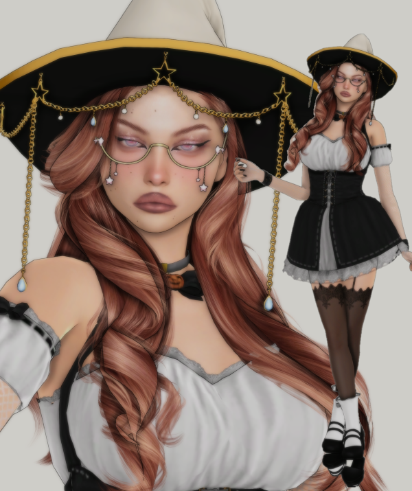 Mix Witch Allie Plummer by simsfinds - The Sims 4 Custom Content