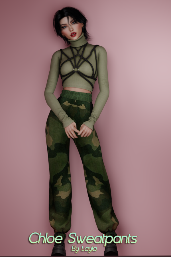 Mix Chloe Sweatpants by simsfinds - The Sims 4 Custom Content