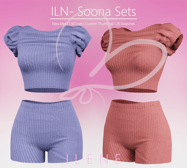 Alpha ILN Soona Sets by simsfinds - The Sims 4 Custom Content