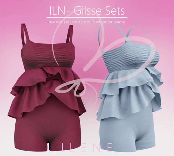 Mix ILN Gilsse Sets by simsfinds - The Sims 4 Custom Content