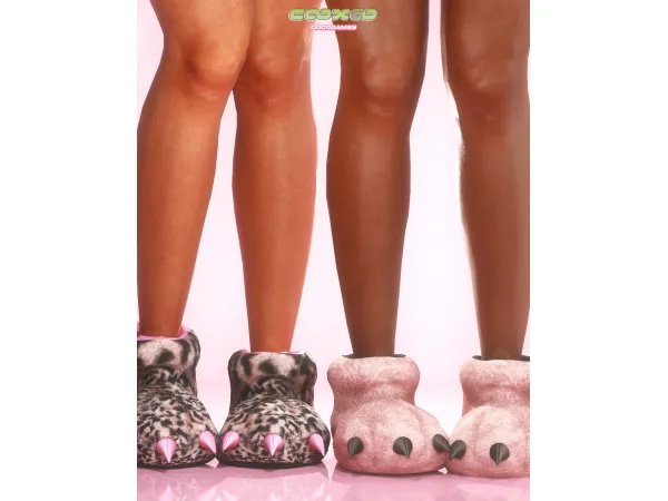 Mix Snooki Claw Slipperz by CoCo Games - The Sims 4 Custom Content