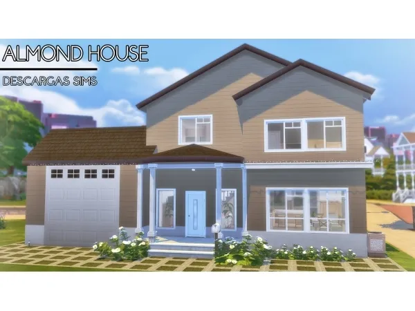 Alpha Almond House - The Sims 4 Custom Content